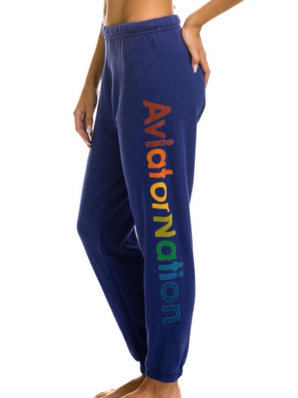 Aviator Nation blue sweatpants xs worn once